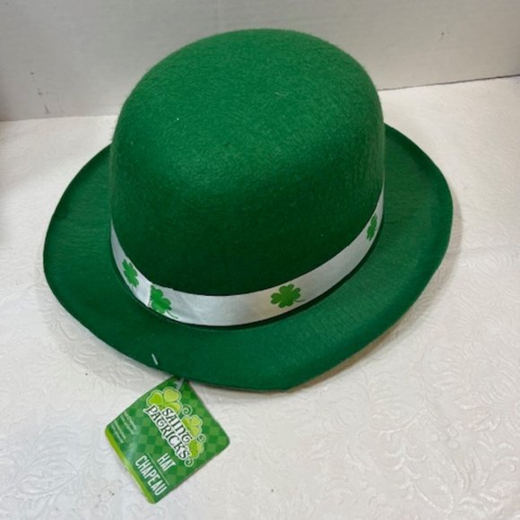 St Patrick's Day Hat, Tie, Scarf, Beads, Vintage Guinness Koozie Package Lot - Picture 4 of 16